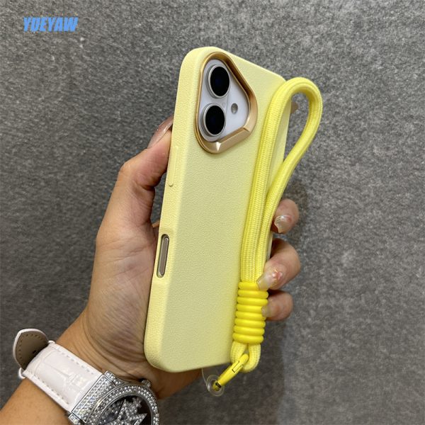 Electroplated Mirror Ring with Skin-Like Texture + Rope Suitable for Apple Iphone 14/15 Phone Cases, Compatible with Models 11, 12, 12 Pro, 12 Pro Max, 13, 13 Pro, 13 Pro Max, 14, 14 Pro, 14 Pro Max, 14 Plus, 15, 15 Pro, 15 Plus, 15 Pro Max, 16, 16 Pro, 16 Plus, And 16 Pro Max. - Image 7