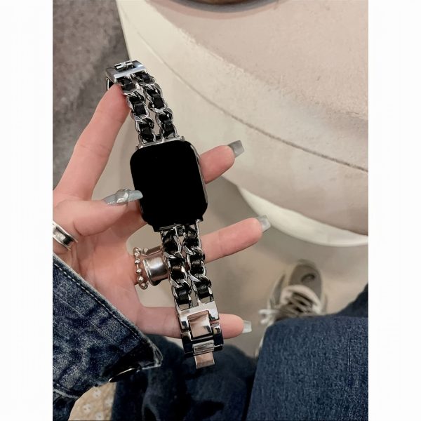 BIIFAKOO new small fragrance style metal stitched ten generations available compatible 38mm 40mm 41mm 42mm 44mm 45mm 46mm 49mm suitable for Ultra Series 10 9 8 7 7 SE 6 5 4 3 5 4 4 3 2 1 - Image 17