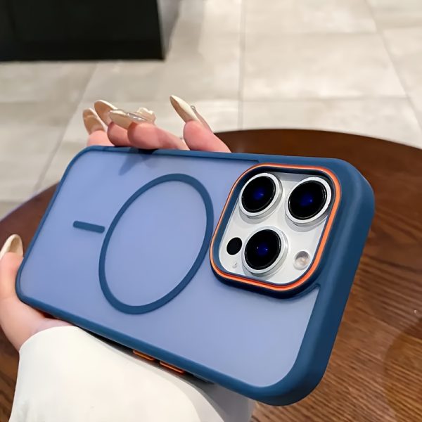 Luxury Transparent Matte Magnetic Case for iPhone 16 15 14 13 12 11 Pro Max Color Bumper Shockproof Magnet Wireless Charge Hard Acrylic Back Cover - Image 7
