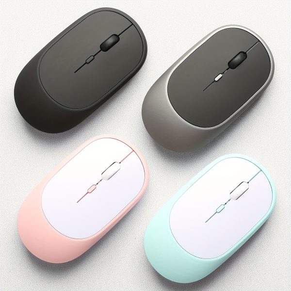 2.4G&Wireless Dual Mode Mouse Portable Rechargeable Wireless Computer Mouse Ergonomic Office Mice For Macbook PC Computer Notebook Tablet Laptop Accessories - Image 3