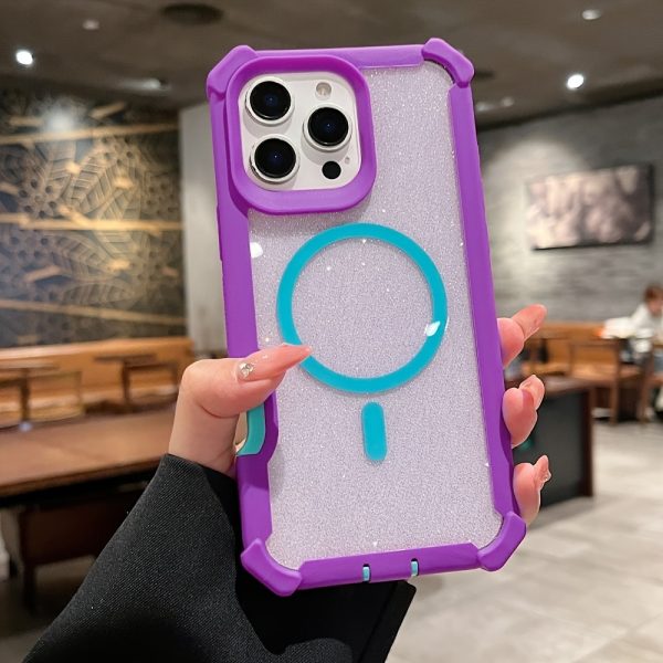 Glamorous Glitter Phone Case with Ultra - Strong Edge Protection & Powerful Magnetic Wireless Charging. for iPhone 16, 15, 14, 13, 12, 11 (Including Pro, Pro Max, Plus) - Image 8