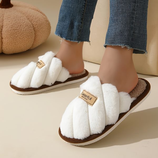 Winter Women's Anti-slip Warm Slippers Home Indoor Comfortable Couple Slippers women - Image 3