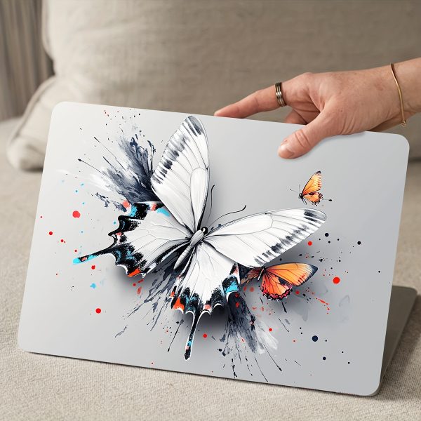 2pcs Vinyl Laptop Sleeve with Vibrant Butterfly Art Design - Scratch-Resistant, Easy to Apply & Durable for Laptops, Cars, Helmets, Motorcycles, Fridge Decor - Image 8
