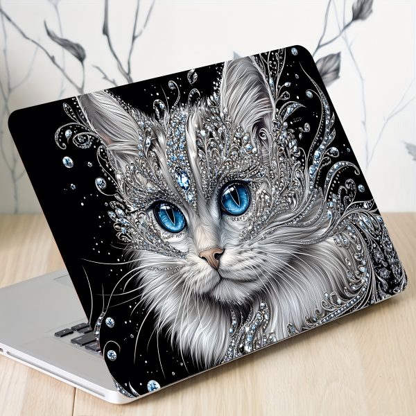 Set of 2 Cat-Themed Laptop Skin Decals, Universal Netbook Protective Stickers That Are Non-Reusable. These Waterproof And Scratch-Resistant Decals Are Suitable for Laptops, Cars, Helmets, Motorcycles, And Refrigerator Decorations. - Image 7