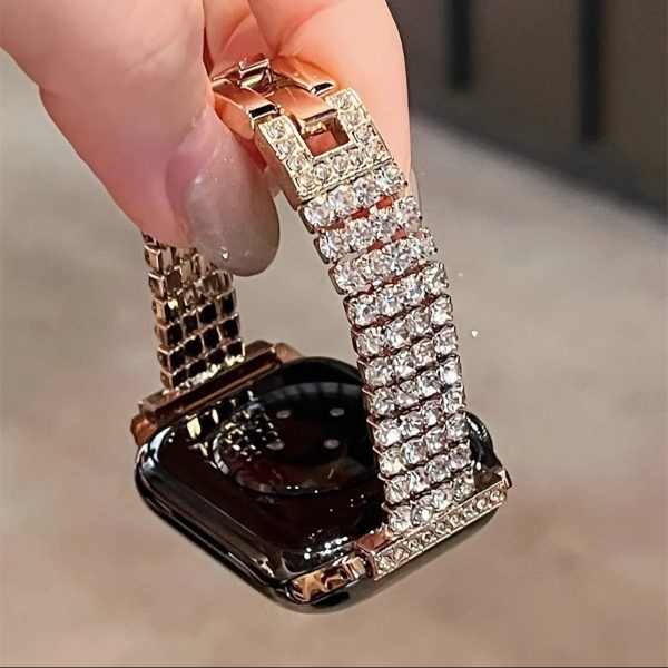 BIIFAKOO Compatible for iwatch Latest Era New Sparkling Rhinestone Bracelet Wristband 38mm 40mm 41mm 42mm 44mm 45mm 49mm Women'S Series Ultra 9/8/7/6/5/4/3/2/1/SE - Image 18