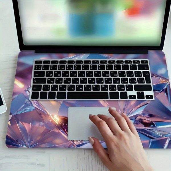 3pcs, 1 spare, no need to worry about peeling off, easy installation and removal shiny Golden theme laptop stickers, vinyl notebook Light Beige decals - Image 5