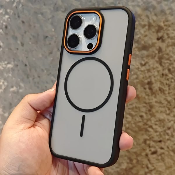 Luxury Transparent Matte Magnetic Case for iPhone 16 15 14 13 12 11 Pro Max Color Bumper Shockproof Magnet Wireless Charge Hard Acrylic Back Cover - Image 11