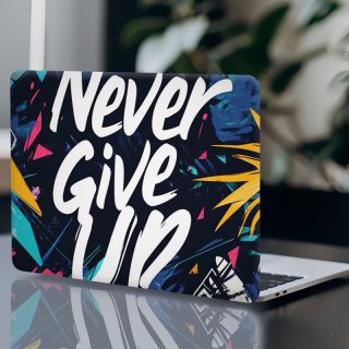 3pcs, 1pc spare, no need to worry about sticking it wrong, laptop sticker set made of PVC material suitable for various computer models, inspirational quote theme design, scratch-resistant self-adhesive durable easy to stick without bubbles high quality
