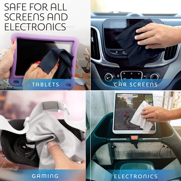 Cleaning Cloths Cloth Camera Lens Filter, Pixel 5.51x 5.51 Inches Microfiber Telescope VR IPad Tablet Smartphone Laptop Computer TV And LCD Screens - Image 8