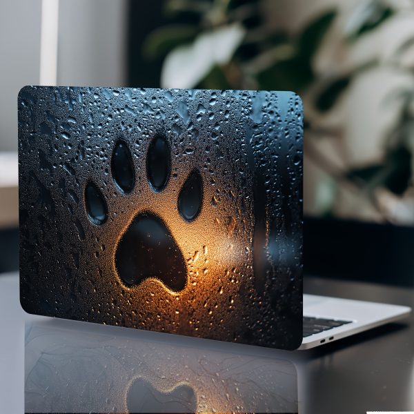 Vinyl Notebook Computer Case with Paw Print Stickers, 2pcs/Set, Scratch-Proof DIY Art Protective Case for Notebooks - Easy to Paste and Durable Design Suitable for Notebooks - Image 7