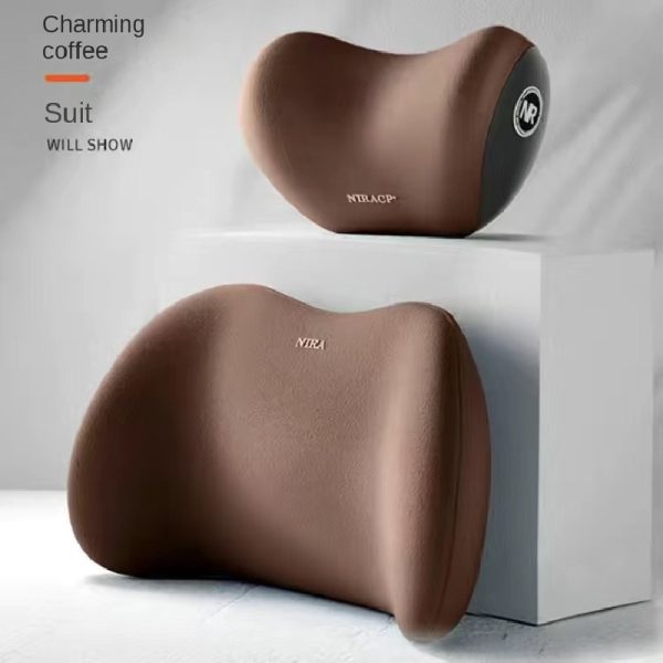 Memory Waist Back Cushion - Car Headrest Shoulder Support Pillow 1 Set - Household Car Supplies - Image 9