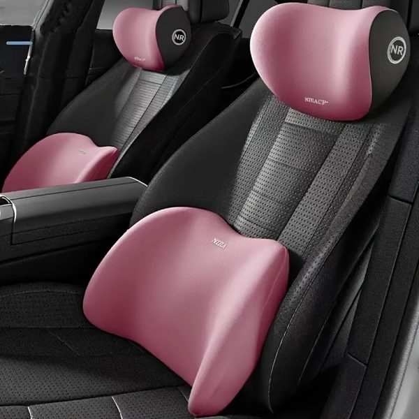 Memory Waist Back Cushion - Car Headrest Shoulder Support Pillow 1 Set - Household Car Supplies - Image 7
