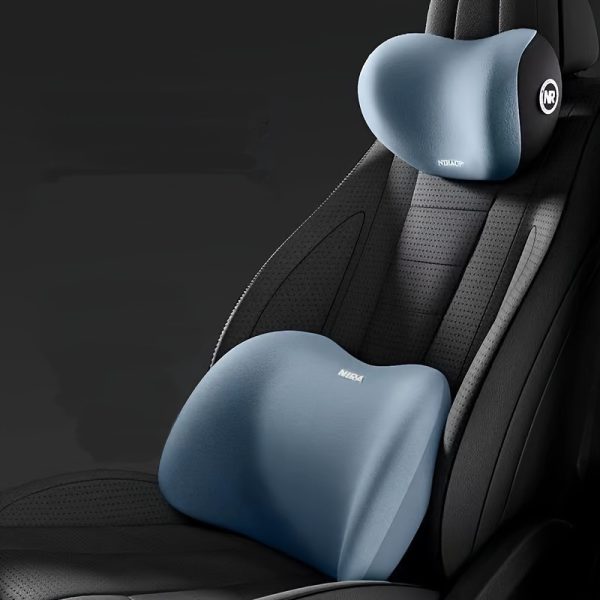 Memory Waist Back Cushion - Car Headrest Shoulder Support Pillow 1 Set - Household Car Supplies - Image 8