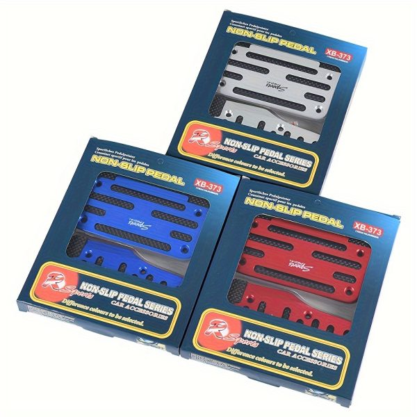 2pcs Non-Slip Aluminum Alloy Car Pedal Pads, Automatic Transmission Brake & Gas Pedal Covers, Anti-Skid Performance Pedal Set, Auto SUV ATV Replacement Accessories (Automatic) - Image 11