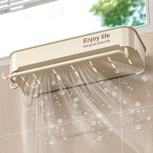 1pc Easy-Install Thickened Kitchen Sink Organizer - Multi-Color, No-Drill Storage Rack for Spices & Essentials - Image 6