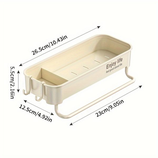 1pc Easy-Install Thickened Kitchen Sink Organizer - Multi-Color, No-Drill Storage Rack for Spices & Essentials - Image 9