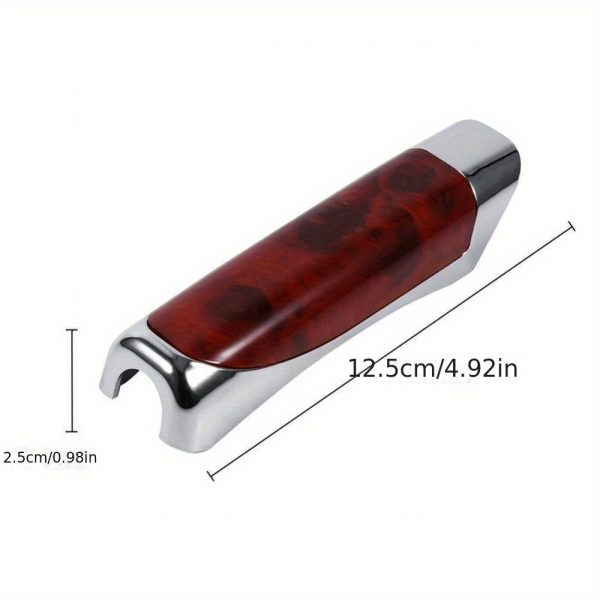 Universal Car Handbrake Sleeve, Durable ABS & Carbon Fiber Finish, Easy Installation, Plastic Material, for Various Vehicle Models, Car Interior Accessories - Image 2