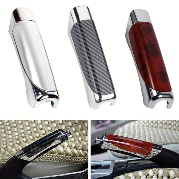 Universal Car Handbrake Sleeve, Durable ABS & Carbon Fiber Finish, Easy Installation, Plastic Material, for Various Vehicle Models, Car Interior Accessories - Image 4