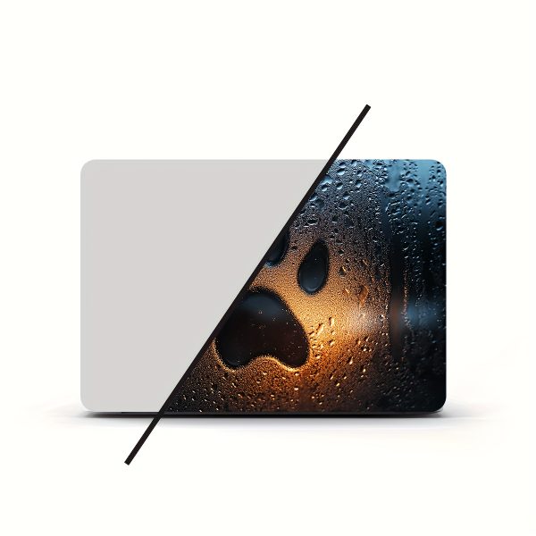 Vinyl Notebook Computer Case with Paw Print Stickers, 2pcs/Set, Scratch-Proof DIY Art Protective Case for Notebooks - Easy to Paste and Durable Design Suitable for Notebooks - Image 4