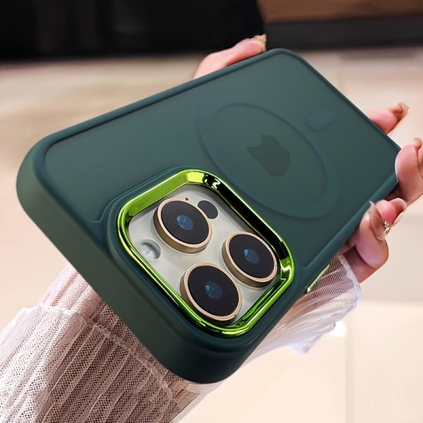 Luxury Magnetic Wireless Charging Phone Case for iPhone 16 15 14 13 12 11 Pro Max Plus Matte Translucent Hard PC Armor Shockproof Camera Lens Protection Cover - Image 13