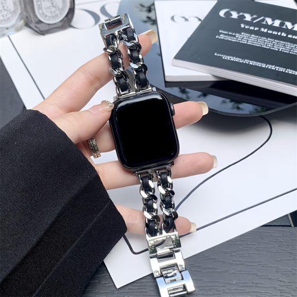 BIIFAKOO new small fragrance style metal stitched ten generations available compatible 38mm 40mm 41mm 42mm 44mm 45mm 46mm 49mm suitable for Ultra Series 10 9 8 7 7 SE 6 5 4 3 5 4 4 3 2 1 - Image 18