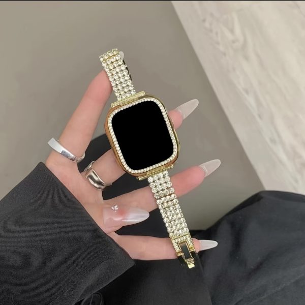 BIIFAKOO Compatible for iwatch Latest Era New Sparkling Rhinestone Bracelet Wristband 38mm 40mm 41mm 42mm 44mm 45mm 49mm Women'S Series Ultra 9/8/7/6/5/4/3/2/1/SE - Image 16