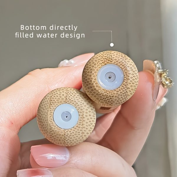 1/2pcs Bamboo Shell Perfume Atomizer, Refillable Spray Bottle, 5ml & 8ml Portable Mini Empty Bottles, Luxury Pocket-Sized Fragrance Dispenser With Visible Window, Bottom-Fill Design For Travel & Outdoors - Image 7