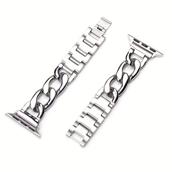 Exquisite Style Metal Bracelet Strap For Iwatch Series 10 9 8 7 SE 6 5 4 3 Bracelet - Fashionable Versatile Design For Men And Women, Elegant Girls Watch Strap For IWatch Strap 46mm 38mm 40mm 41mm 42mm 44mm 45mm 49mm - Youth Watch Strap Single Item - Image 15