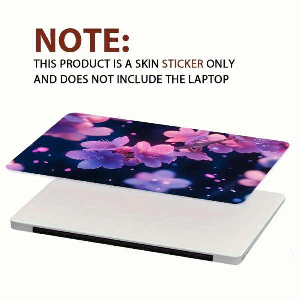 3pcs, 1pc Spare, Fearless, Vinyl Notebook Computer Case Plum Blossom Sticker, Scratch-Proof DIY Art Protective Case Suitable for Notebooks - Easy to Paste and Durable Design Suitable for Laptops, No Residue, Universal, DIY, Cuttable - Image 7