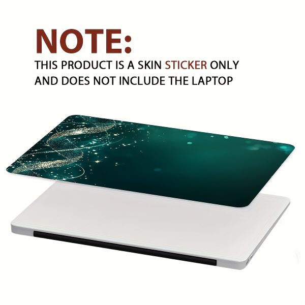 Pack of 2 Technology Laptop Art Decal Protective Cases, Universal Netbook Light Beige Stickers Non-Repetitive Use for Laptops Waterproof and Scratch Resistant - Waterproof, Anti-scratch, Suitable for Laptops, Cars, Helmets, Motorcycles, Refrigerator Decorations - Image 6