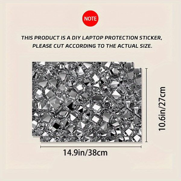 3pcs, 1pc Spare, No Fear of Damage Stickers, PVC Material Suitable for Various Models Computers Scratch-resistant Durable Easy-to-remove Decorative High-Quality Laptop Decals - Image 6