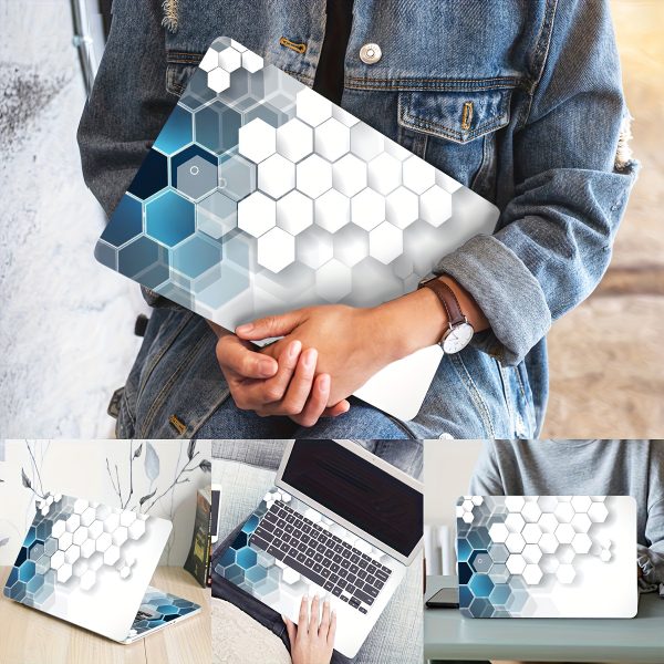 2pcs Tech-Inspired Laptop Skin Decals, Universal Notebook Sticker, Waterproof & Scratch-Resistant Vinyl, Self-Adhesive, Semi-Matte Finish, with Cartoon Pattern, for Laptops and Cars, Notebook Skin Decals - Image 5