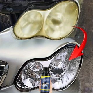 Automotive Quick-Flash Headlight Restoration Liquid, Polishing & Waxing Kits, Universal ABS Item Form, Durable Clear Finish, Scratch Removal, No Grinding Required, Restores Clarity, Headlight Restoration | Quickheadlight Revival | Clear Finish, Car Light Restoratio