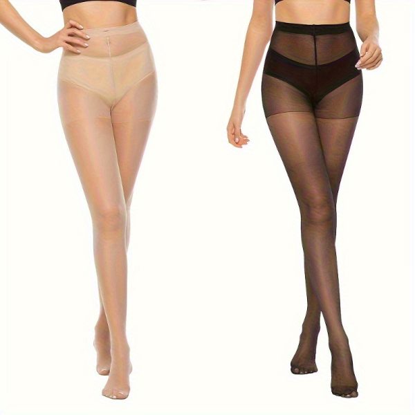 6 Pairs of 20D Women'S Invisible Tights - Ultra-Thin, High-Waist, Skin-Tone Nylons for Everyday Wear, Professional Appearance, Professional Appearance Tights|Transparent Nylons|Stretchy Material - Image 9