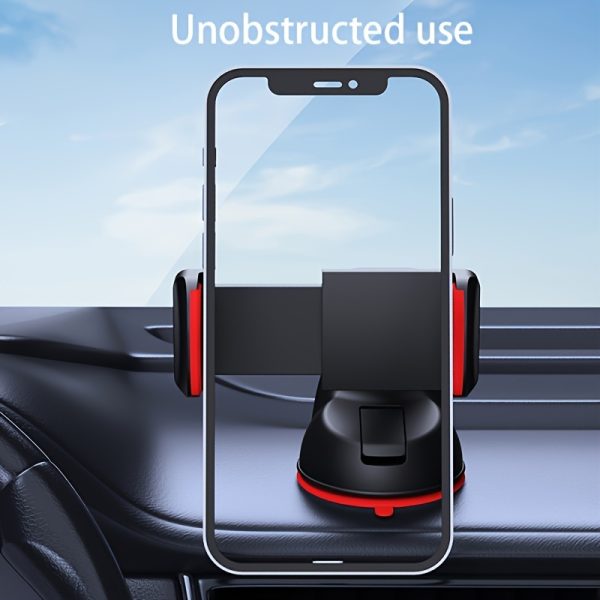 Adjustable Car Phone Holder with Rotatable Dashboard Mount, Universal 5-7 Inch Smartphone Compatibility, Strong Suction Cup, ABS Material, Waterproof, Hands-Free with Easy Installation for Car - Image 7