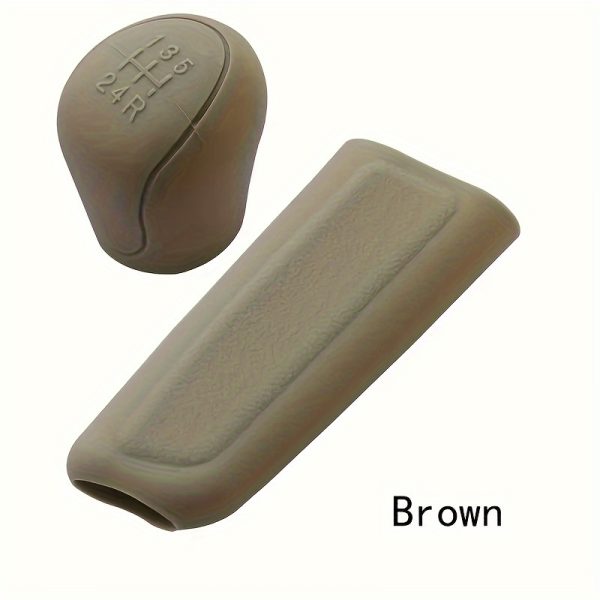 2pcs Silicone Car Interior Accessories - Gear Shift and Handbrake Covers, Durable Protective Wraps - Image 14
