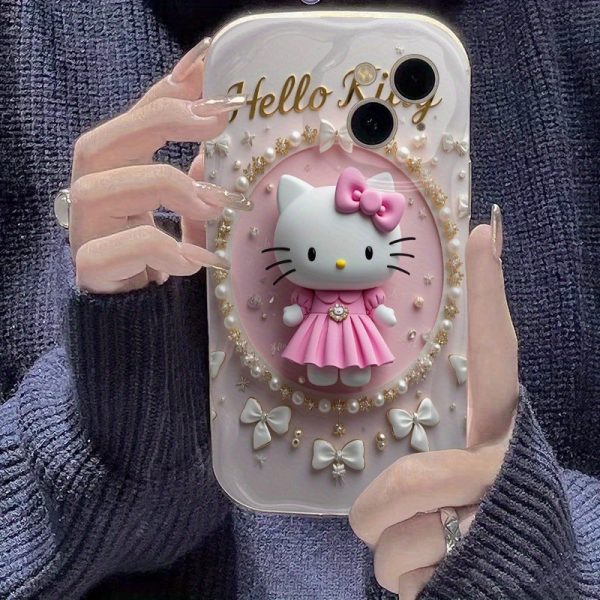 Sanrio cute cartoon helloKitty mobile phone case for iPhone 16 15 14 13 12 11 Pro Max 16 15 14 Plus 13 12 mini 16e X XR XS Max 6 6s 7 8 Plus SE - Image 5