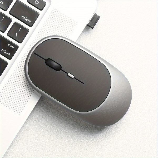 2.4G&Wireless Dual Mode Mouse Portable Rechargeable Wireless Computer Mouse Ergonomic Office Mice For Macbook PC Computer Notebook Tablet Laptop Accessories - Image 2