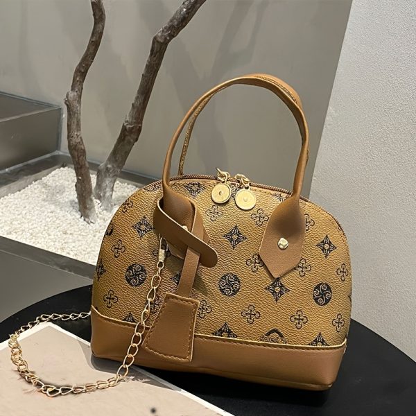 Stylish Luxury Women'S Crossbody Bag with Heart Print Design, Golden-Tone Hardware, and Detachable Chain Strap - Lightweight, Durable, Zipper Closure for Daily Use, Vacation, and Gifting, Crossbody Purse - Image 11