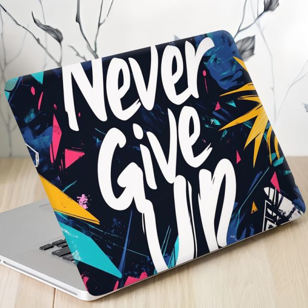 3pcs, 1pc spare, no need to worry about sticking it wrong, laptop sticker set made of PVC material suitable for various computer models, inspirational quote theme design, scratch-resistant self-adhesive durable easy to stick without bubbles high quality - Image 2