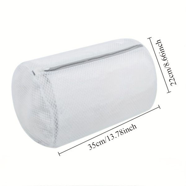 Durable Mesh Shoe Washing Bag - 360° Protection, Reusable Laundry Bag for Sneakers & Athletic Footwear, Zip Closure - Image 4
