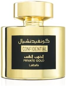 Lattafa Confidential Private Gold For Unisex Eau De Parfum - 100ML  Amazon.ae: Beauty
