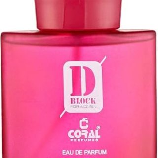 Coral D Block Pink Perfume For Women - 100ml | Eau De Parfum | Feminine Floral Citrus Fragrance with Berries, Jasmine, Rose, Amber & Musk | Long-Lasting Versatile Scent for Everyday Elegance  Amazon.ae: Beauty