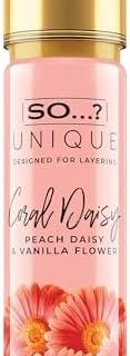 So...? Unique Coral Daisy Body Mist For Women | Vibrant Floral & Fresh Scent | Long-Lasting & Refreshing Fragrance Spray | Perfect for Daily Wear & Uplifting Moments 150ml  Amazon.ae: Beauty