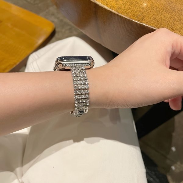 BIIFAKOO Compatible for iwatch Latest Era New Sparkling Rhinestone Bracelet Wristband 38mm 40mm 41mm 42mm 44mm 45mm 49mm Women'S Series Ultra 9/8/7/6/5/4/3/2/1/SE - Image 9