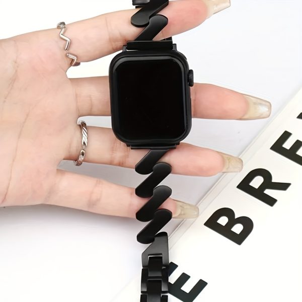 Use BIIFAKOO-Z Alphabet Strap Compatible with S10 Generation iWatch Suitable for Ultra Series 10 9 8 7 SE 6 5 4 3 2 1 38mm 40mm 41mm 42mm 44mm 45mm 46mm 49mm - Image 12