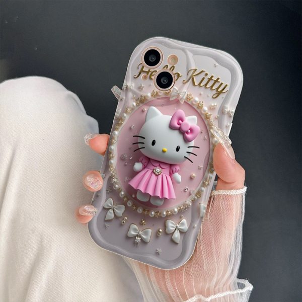Sanrio cute cartoon helloKitty mobile phone case for iPhone 16 15 14 13 12 11 Pro Max 16 15 14 Plus 13 12 mini 16e X XR XS Max 6 6s 7 8 Plus SE - Image 2