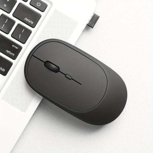 2.4G&Wireless Dual Mode Mouse Portable Rechargeable Wireless Computer Mouse Ergonomic Office Mice For Macbook PC Computer Notebook Tablet Laptop Accessories - Image 14