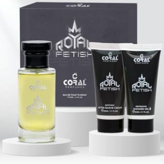 Coral Royal Pour Homme Gift Set For Men | Eau de Toilette, After Shave & Shower Gel (50ml Each) | Luxurious Men’s Fragrance Set | Fresh & Sophisticated Scent  Amazon.ae: Beauty