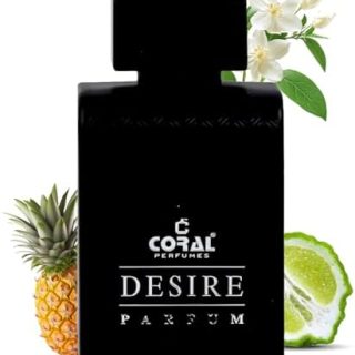 Coral Desire Parfum For Men - 100ml | Long-Lasting Luxury Eau De Parfum | Bold & Captivating Masculine Fragrance | Fruity, Woody & Amber Scent | Made in Dubai  Amazon.ae: Beauty